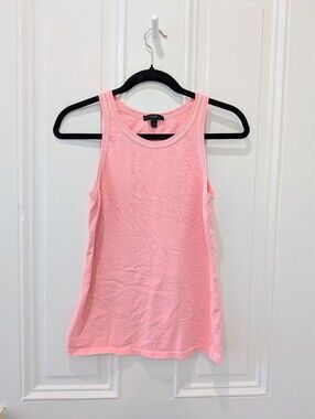 J. Crew Cotton Bright Pink Tank Top | Xsmall